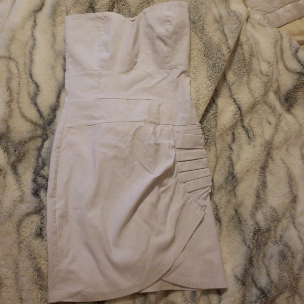 Strapless mini bodycon